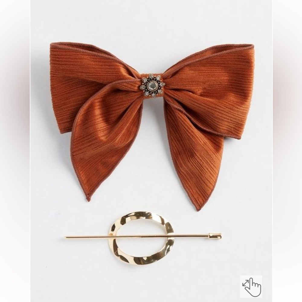 Torrid Bow And Pin Hair Set NWT